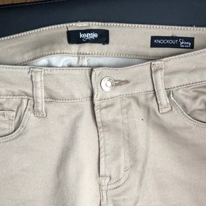 Kensie Knockout khaki skinny jeans